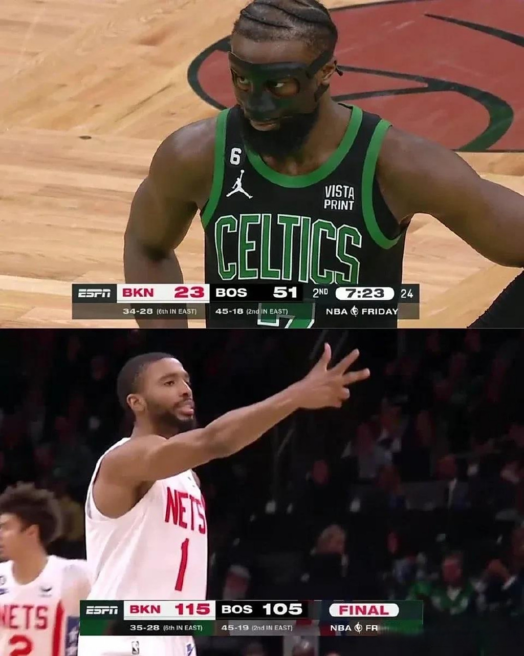 凯尔特人客场逆转篮网,遭遇三连败 凯尔特人客场逆转篮网,遭遇三连败