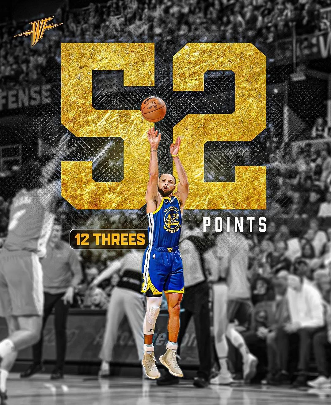 勇士不敌灰熊，库里全场27分助攻